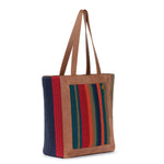 The Sak Lanie Market Tote - Hand Crochet - Serape Stripe