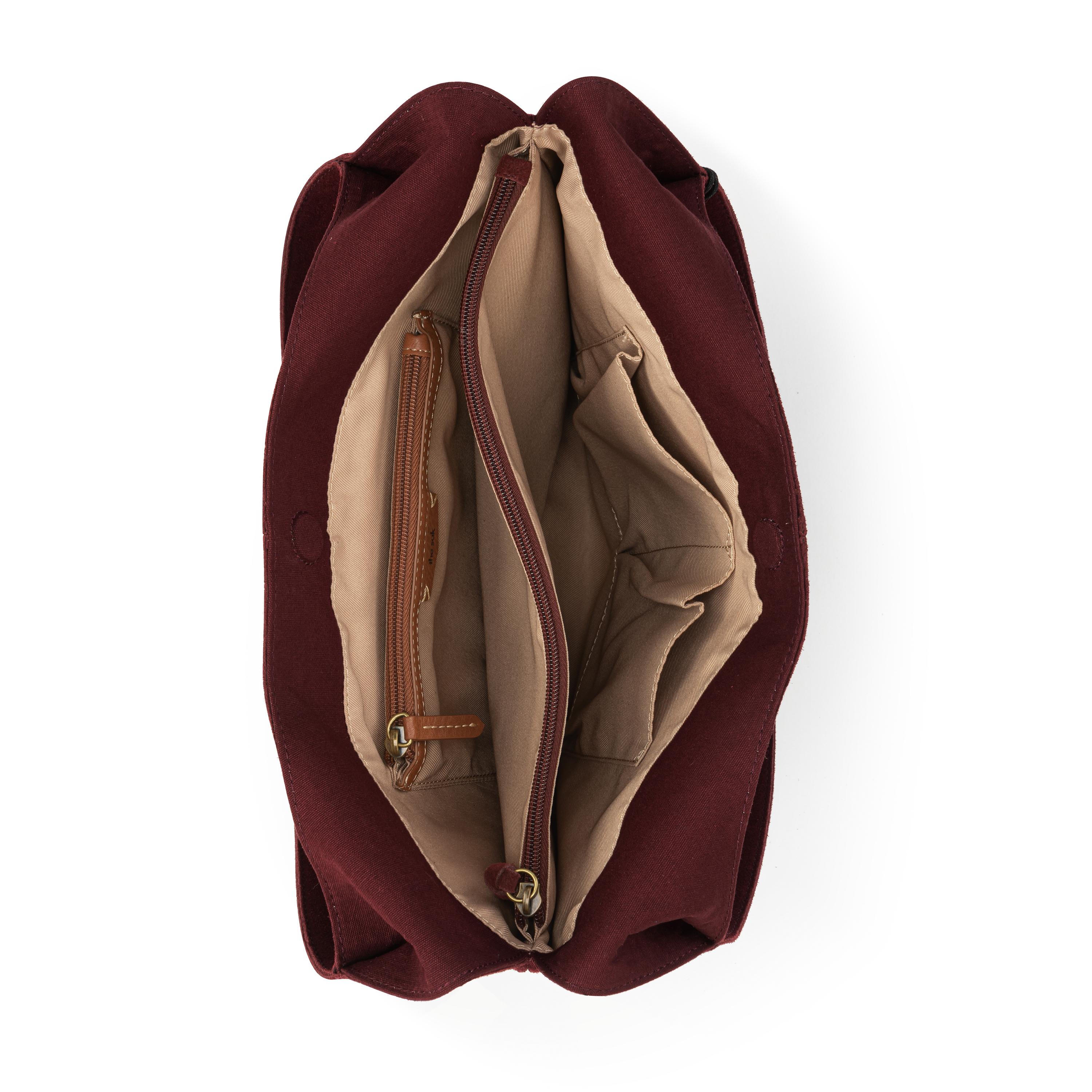 The Sak Huntley Hobo - Leather - Black Cherry Suede