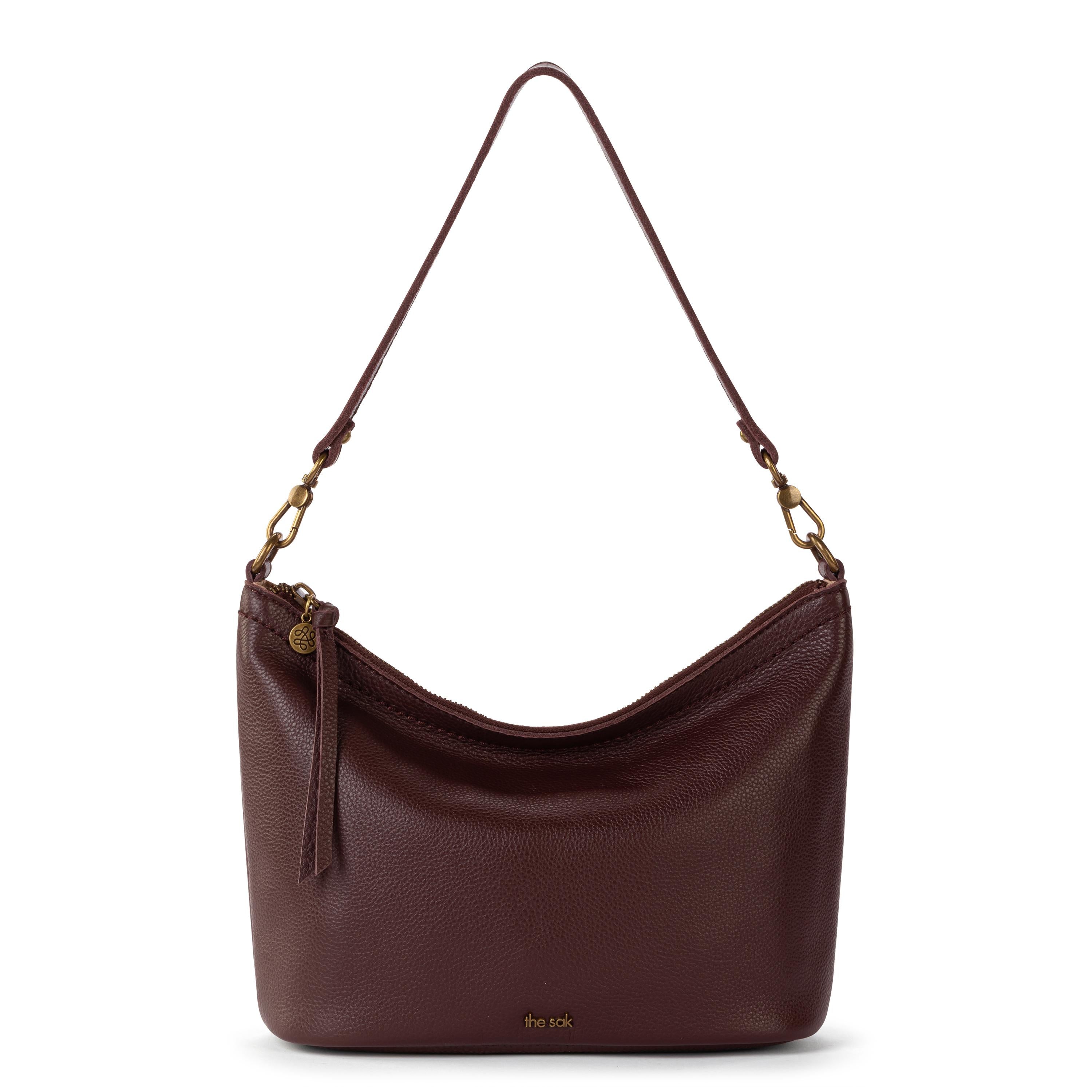 The Sak Jasmine Small Hobo - Leather - Mahogany