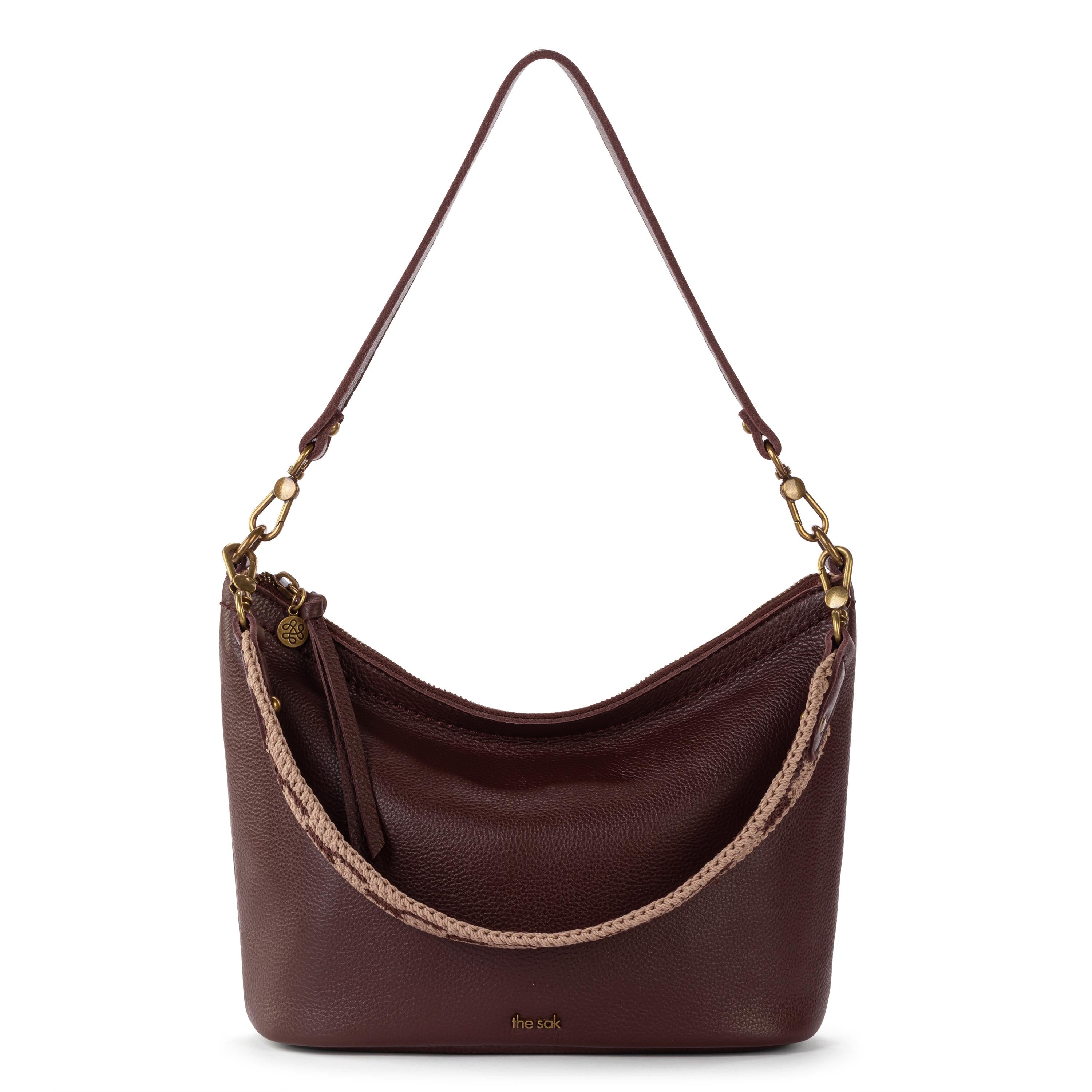 The Sak Jasmine Small Hobo - Leather - Mahogany