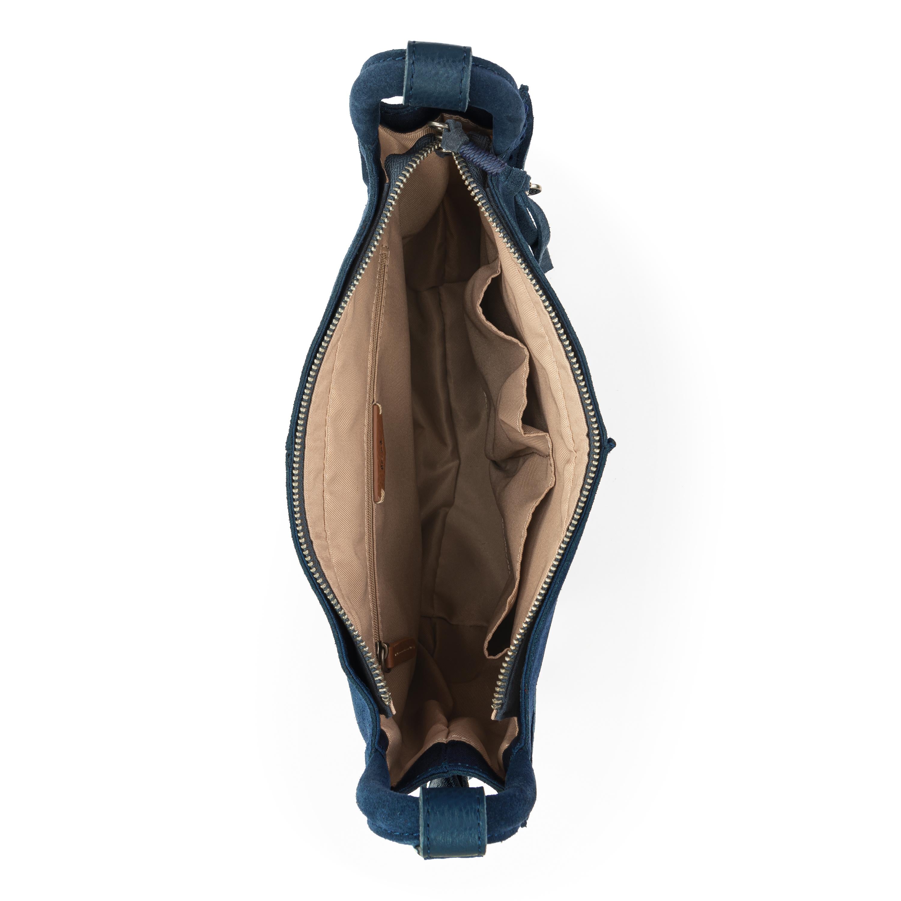 The Sak Los Feliz Crossbody - Leather - Indigo Suede