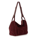 The Sak Los Feliz Hobo - Leather - Black Cherry Suede