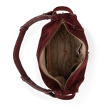 The Sak Los Feliz Hobo - Leather - Black Cherry Suede