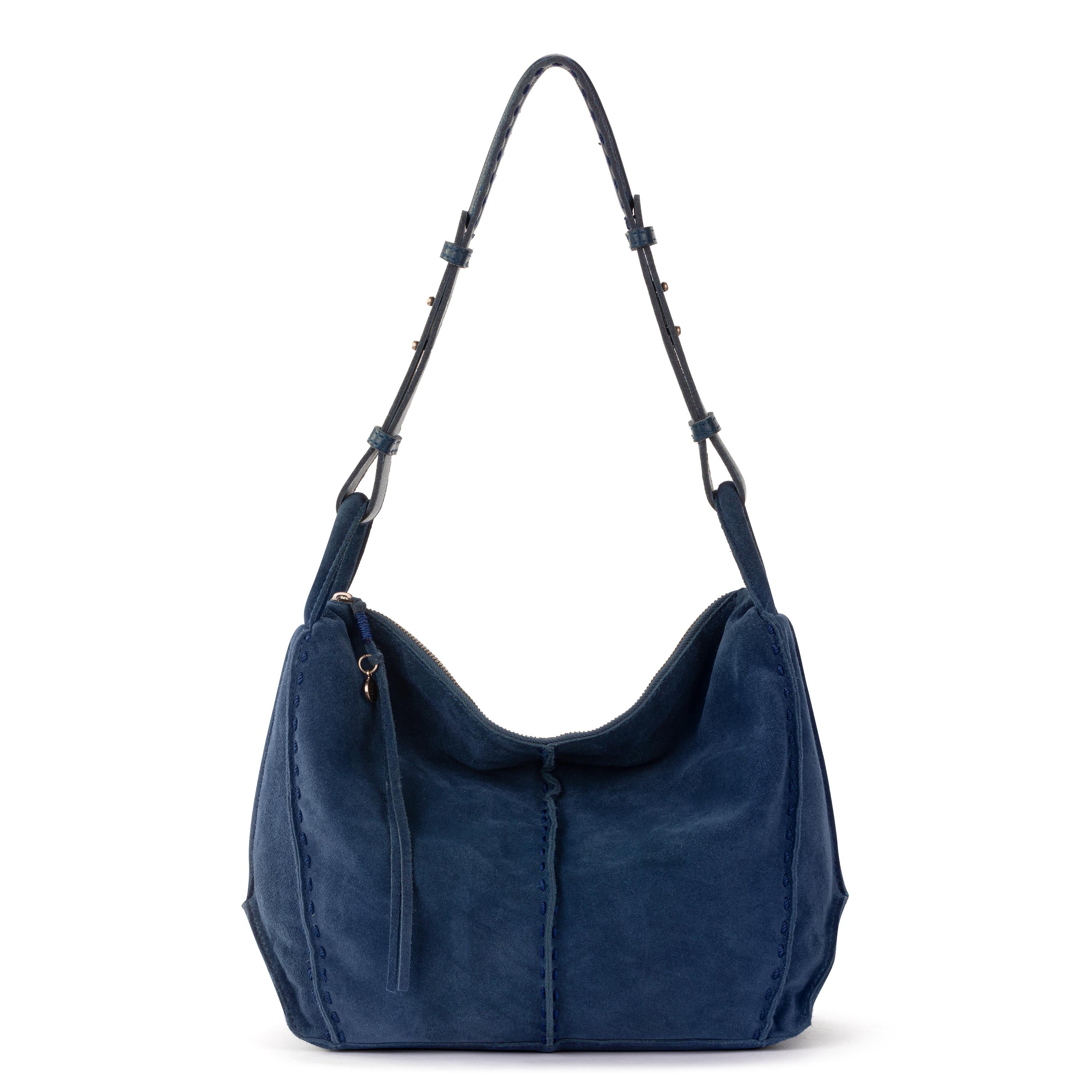The Sak Los Feliz Hobo - Leather - Indigo Suede