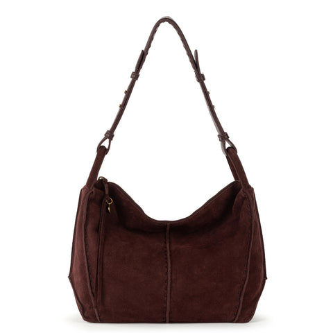 The Sak Los Feliz Hobo - Leather - Mahogany Suede