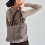 The Sak Los Feliz Satchel - Leather - Mushroom Suede