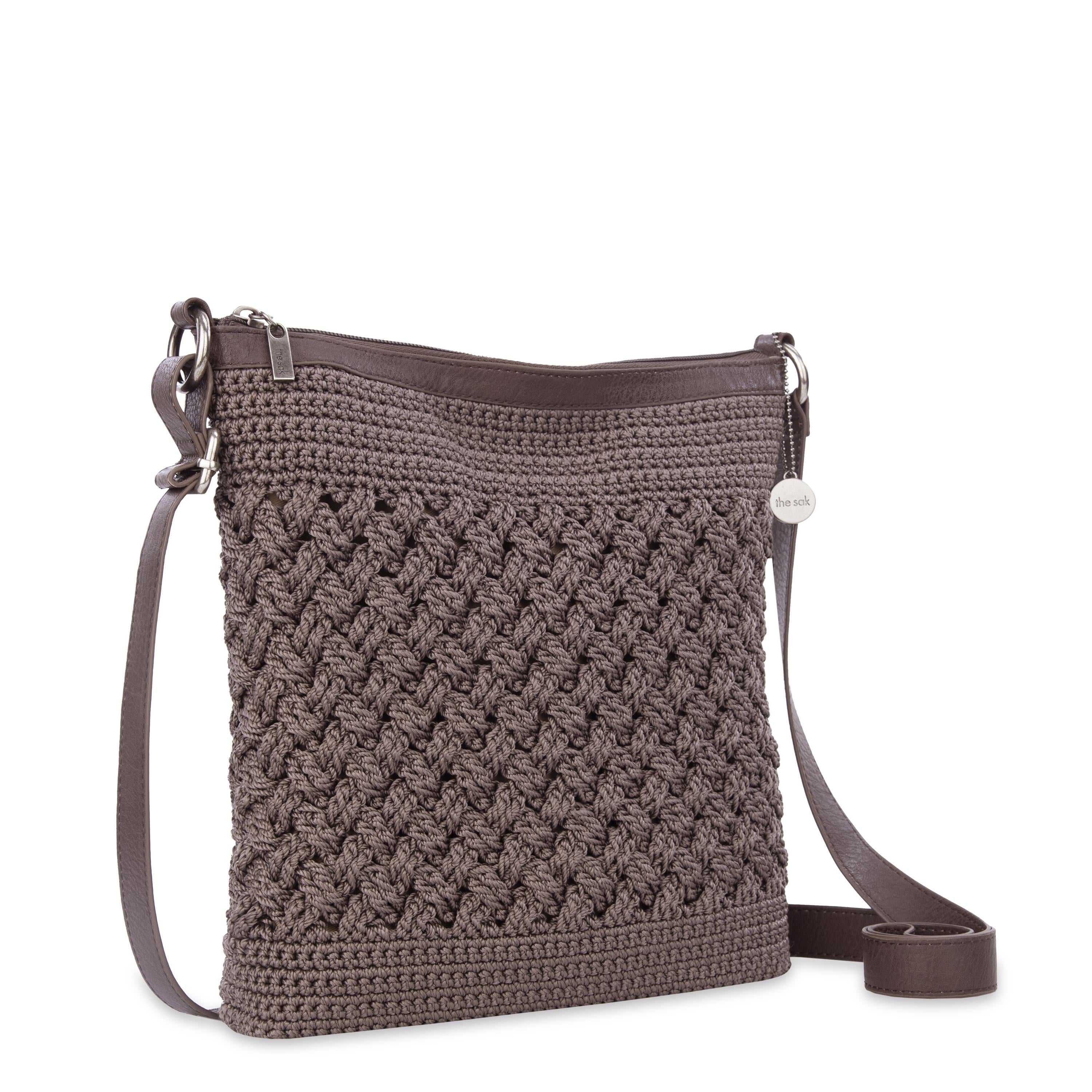 The Sak Lucia Crossbody - Hand Crochet - Mushroom Cozy Weave