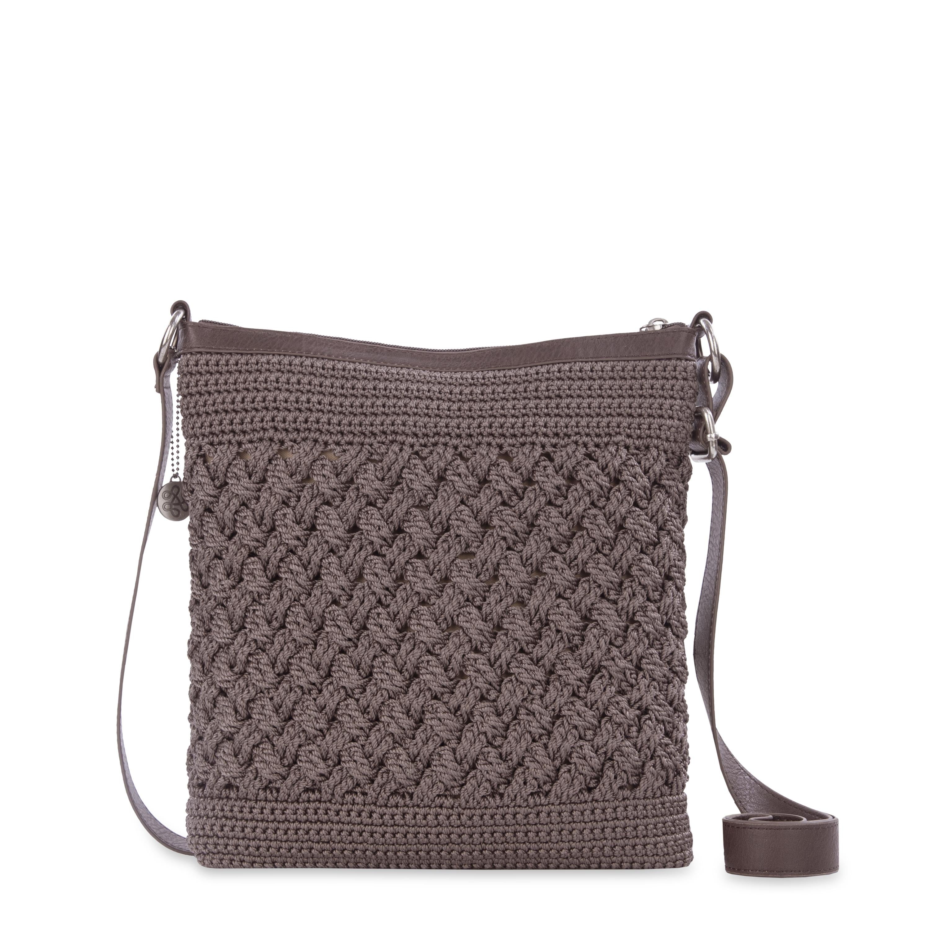 The Sak Lucia Crossbody - Hand Crochet - Mushroom Cozy Weave