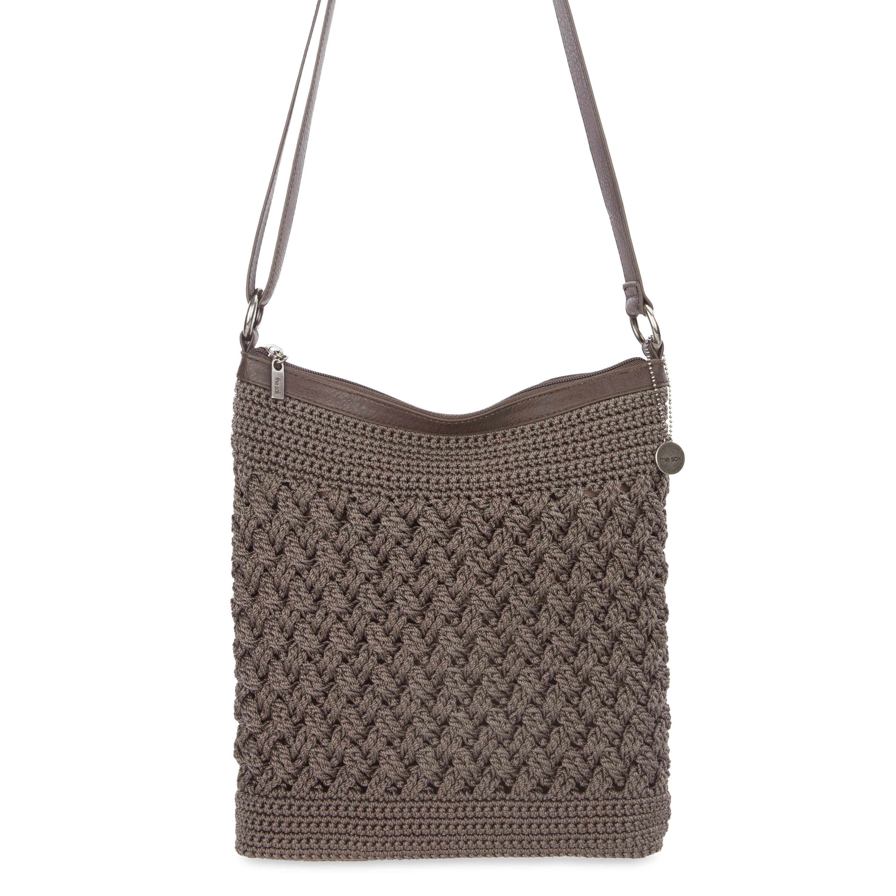 The Sak Lucia Crossbody - Hand Crochet - Mushroom Cozy Weave