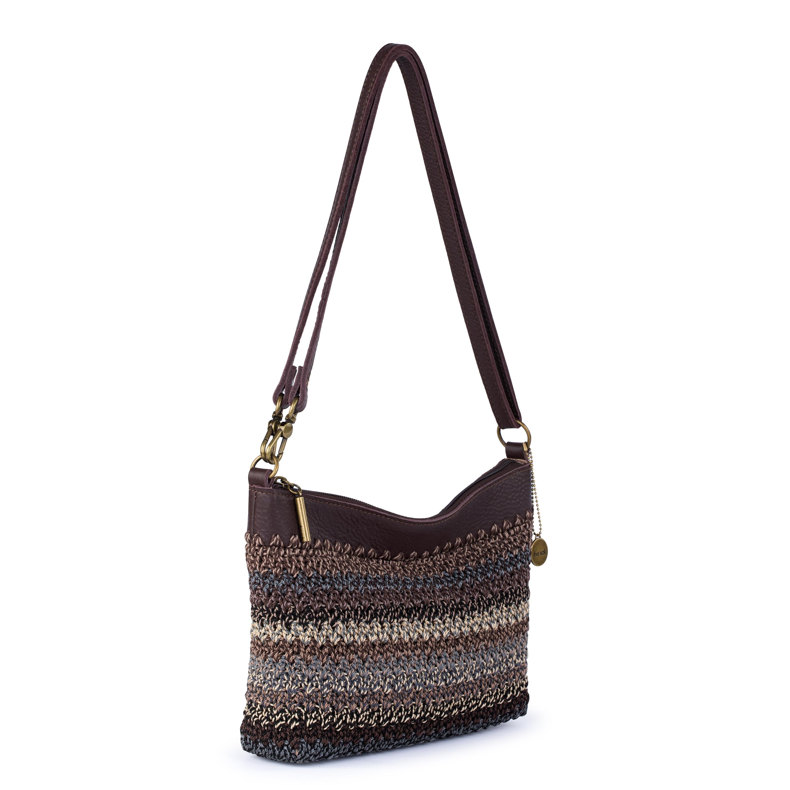 The Sak Lumi Crossbody - Hand Crochet - Aspen Stripe