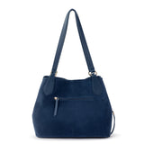 The Sak Melrose Satchel - Leather - Indigo Suede