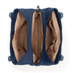 The Sak Melrose Satchel - Leather - Indigo Suede