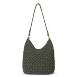 The Sak Sequoia Hobo - Hand Crochet - Moss Cozy Weave