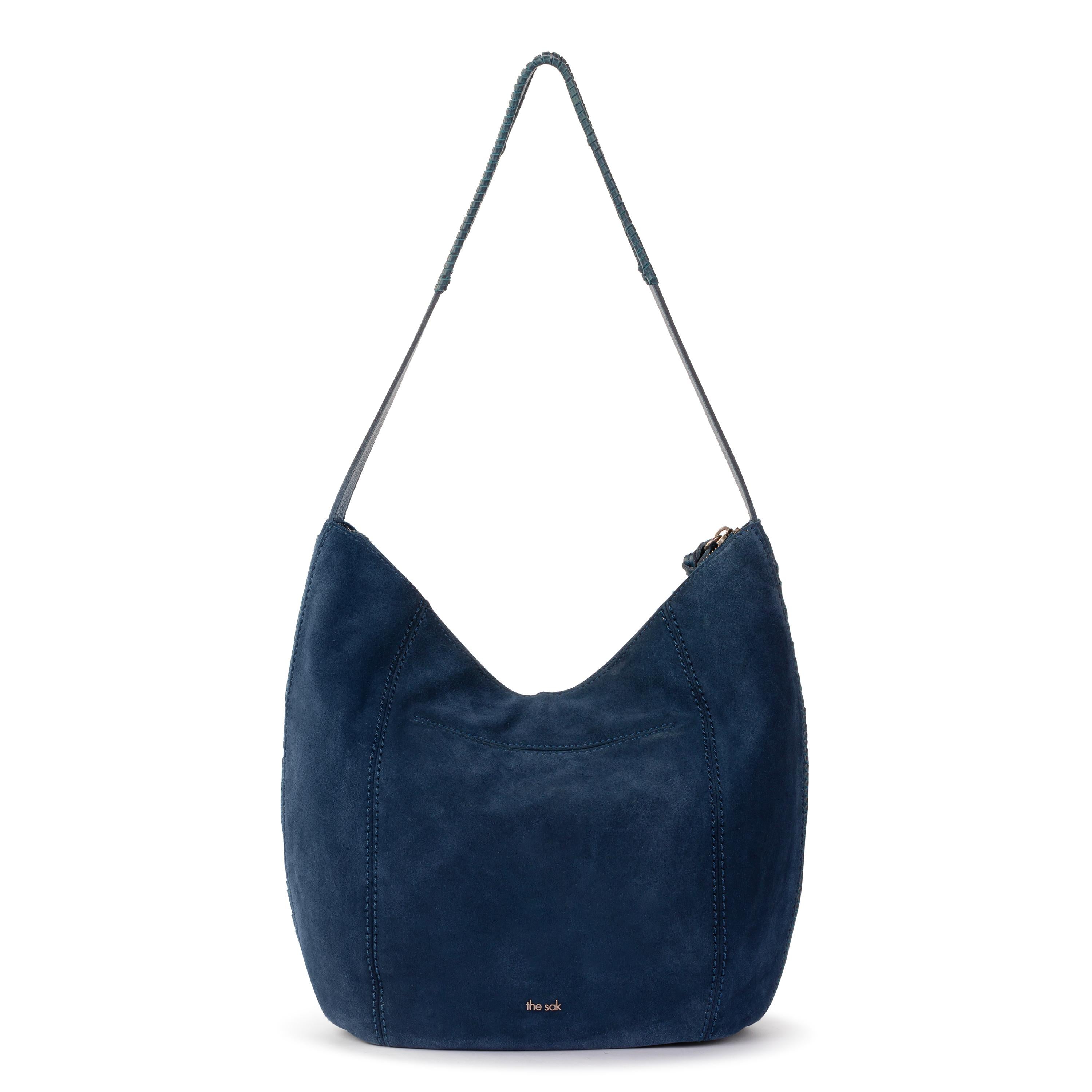 The Sak Sequoia Hobo - Leather - Indigo Suede Terra Stitch