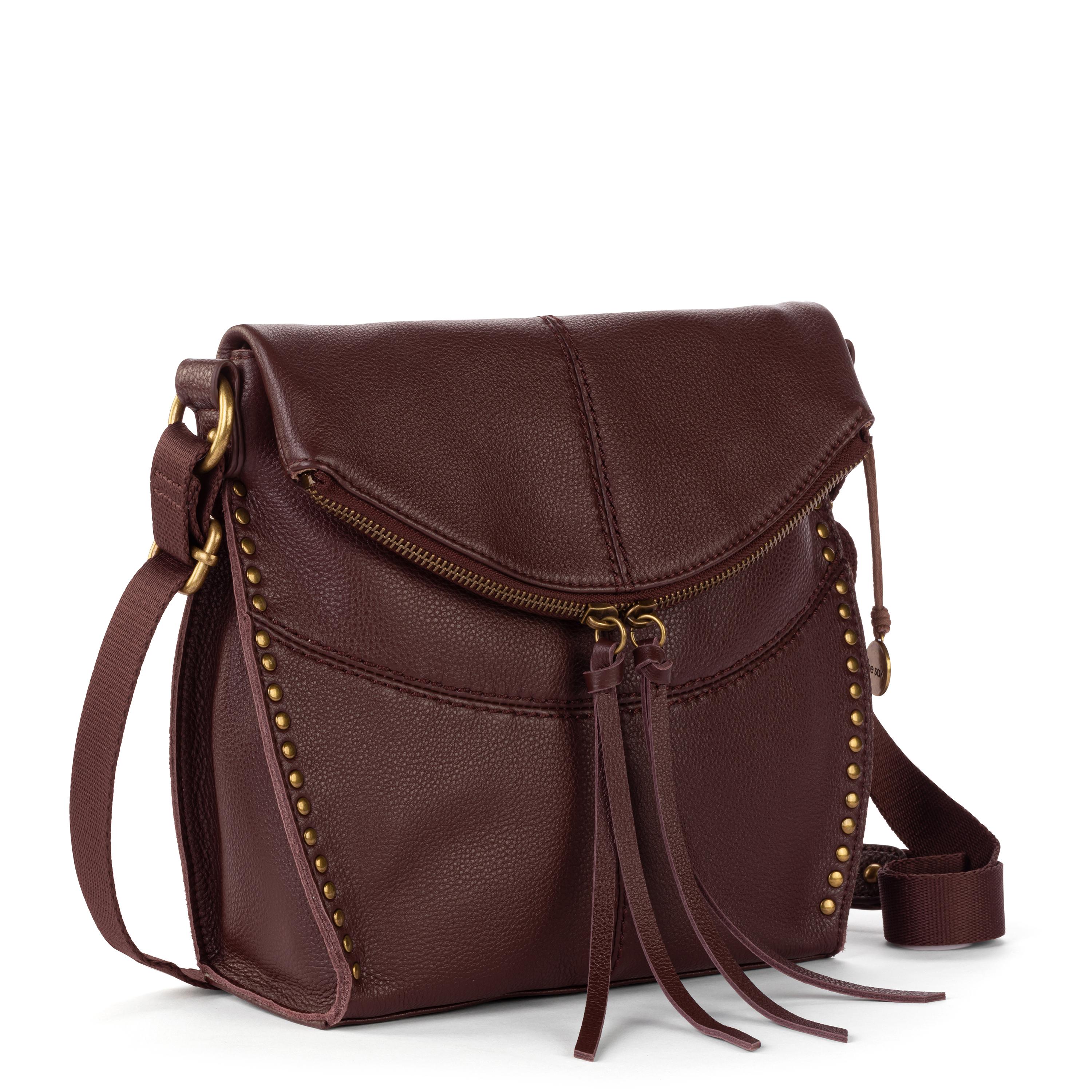 The Sak Silverlake Flap Crossbody - Leather - Mahogany