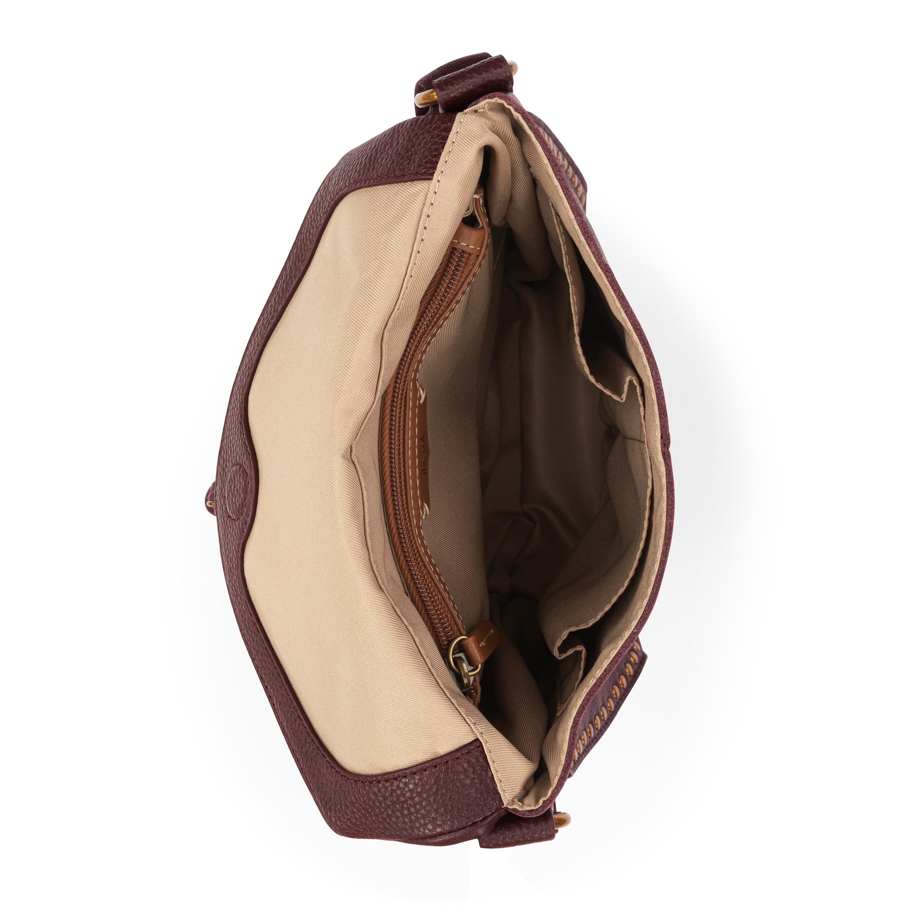 The Sak Silverlake Flap Crossbody - Leather - Mahogany