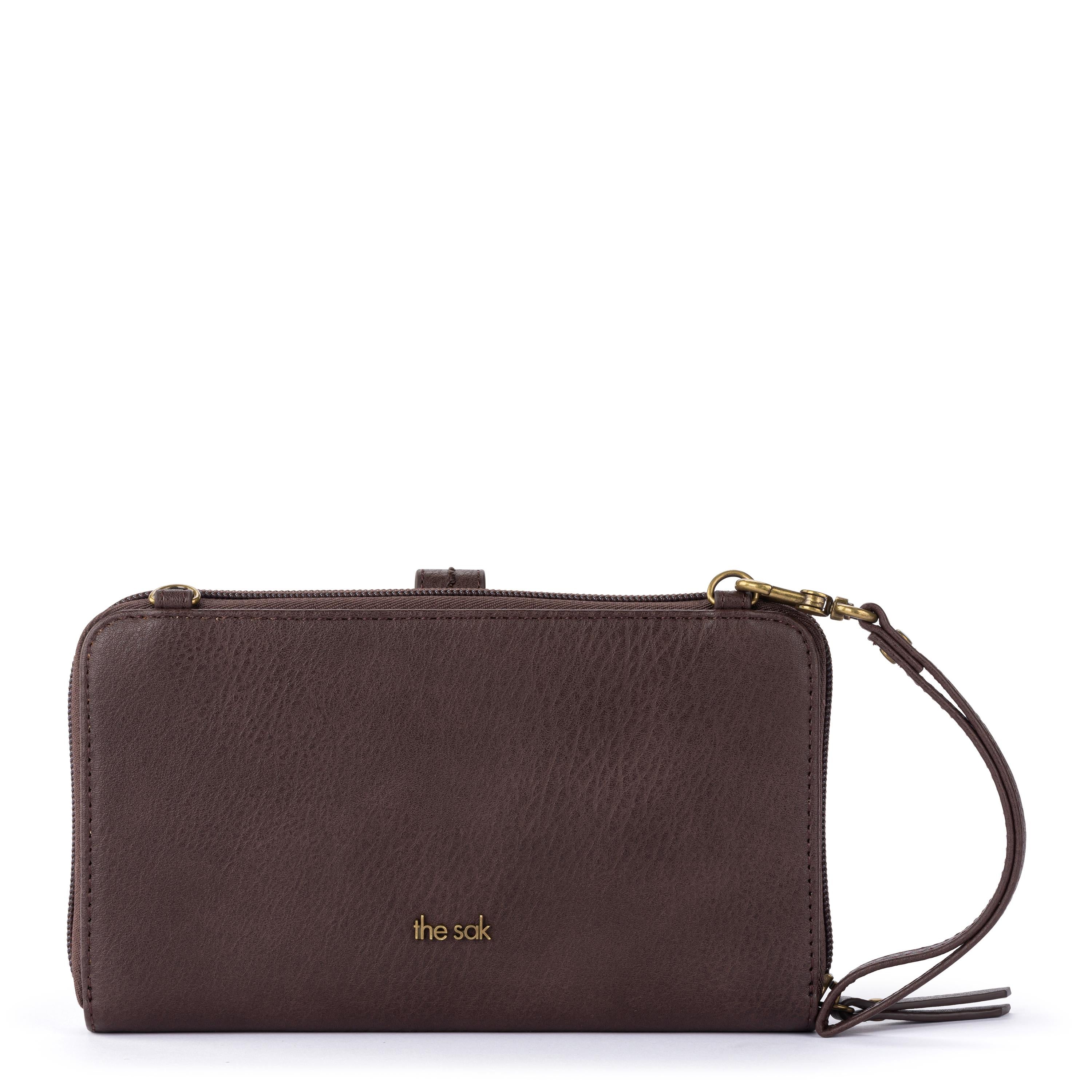 The Sak Iris Smartphone Wallet - Hand Crochet - Aspen Stripe