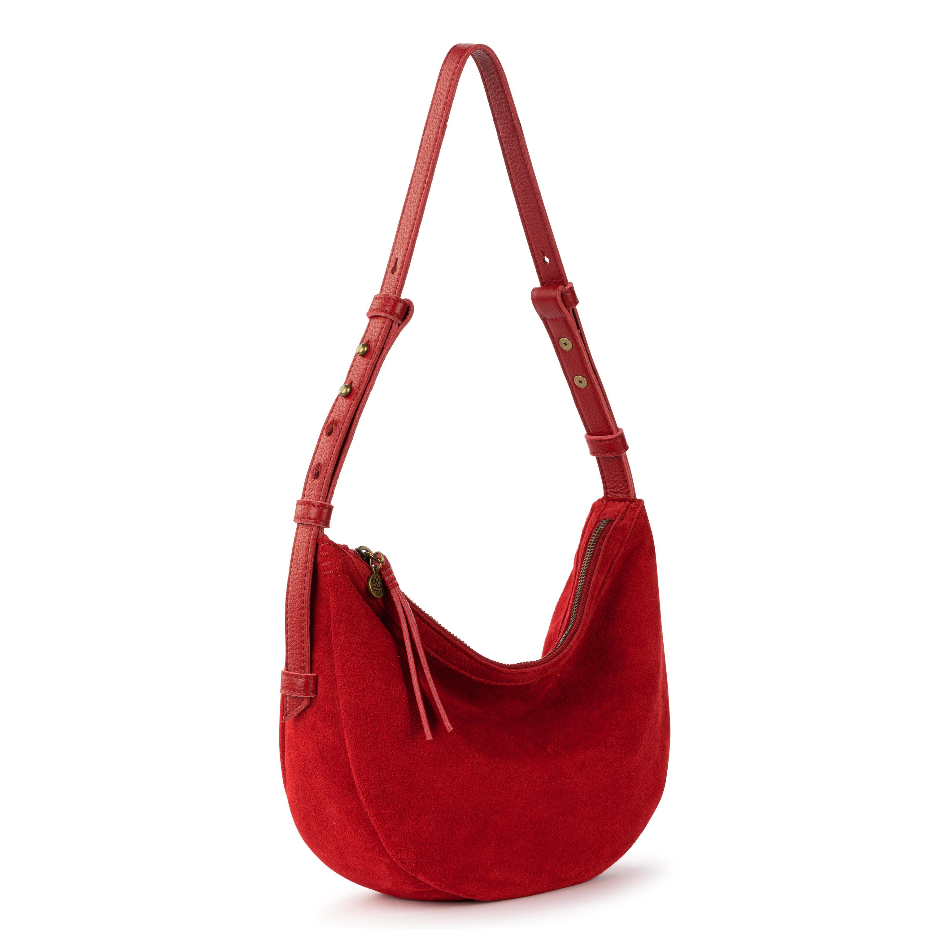 The Sak Tess Shoulder Bag - Leather - Scarlet Suede