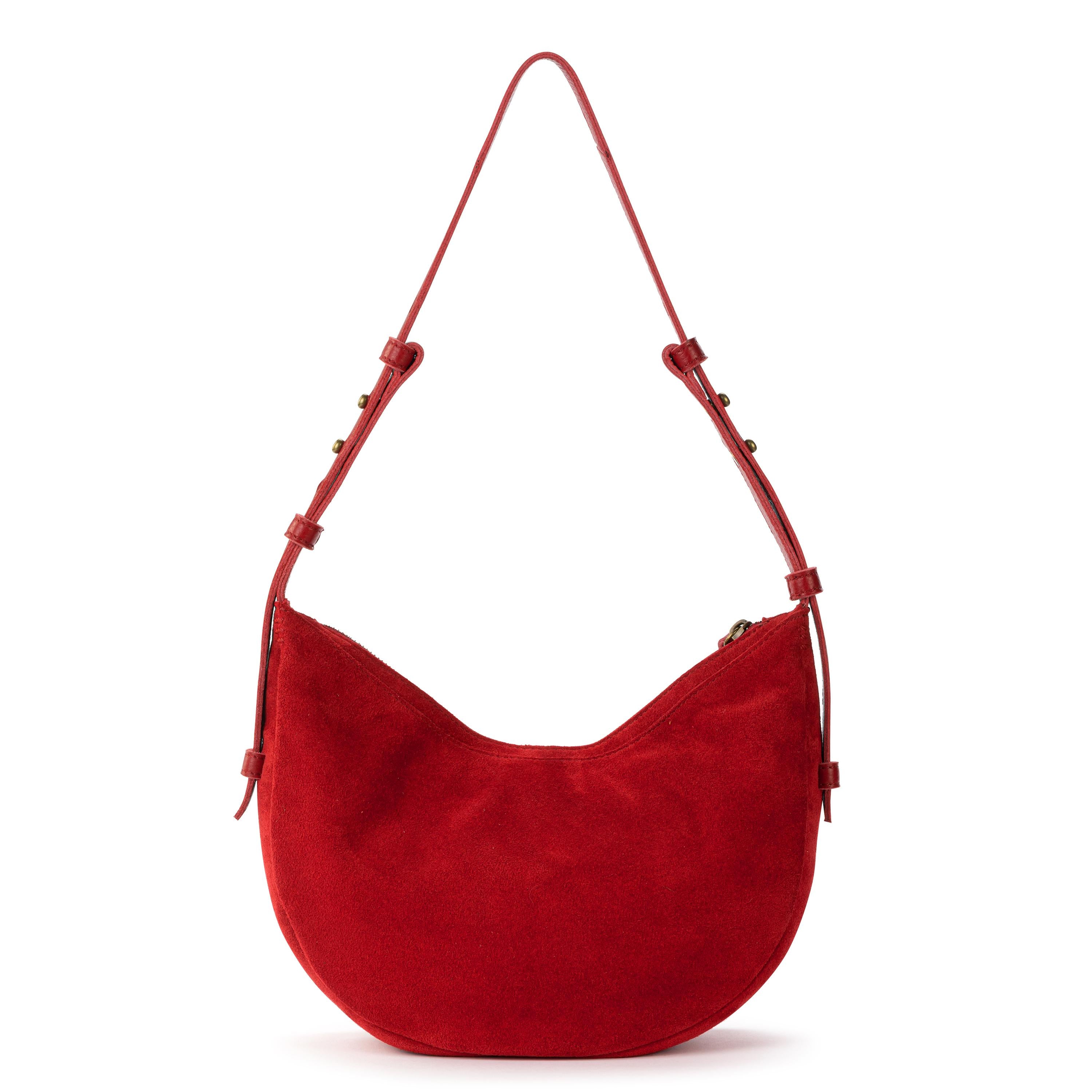 The Sak Tess Shoulder Bag - Leather - Scarlet Suede