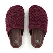 The Sak Bolinas Clog - Hand Crochet - Black Cherry Cozy