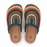 The Sak Bolinas Clog - Hand Crochet - Woodland Stripe