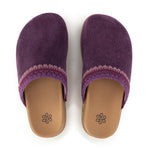 The Sak Bolinas Lug Sole Clog - Leather - Aubergine Seminyak