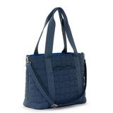 Sakroots Arlo Large Tote - EcoTwill - Indigo Woven Quilted