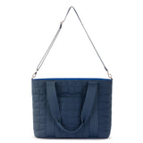 Sakroots Arlo Large Tote - EcoTwill - Indigo Woven Quilted
