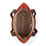 Sakroots Arlo Large Tote - EcoTwill - Mahogany Woven Quilted