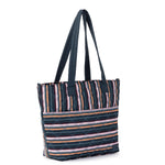 Sakroots Willow Shoulder Tote - EcoTwill - Vibrant Multi Diamond Quilted