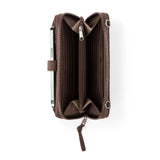 Sakroots Smartphone Wallet - EcoTwill - Mahogany Woven Quilted