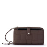 Sakroots Smartphone Wallet - EcoTwill - Mahogany Woven Quilted
