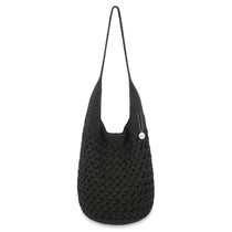 The Sak 120 Hobo - Hand Crochet - Black Cozy Weave