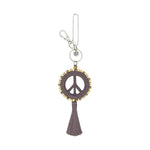 The Sak Yarnicharmz Dangle - Hand Crochet - Mushroom Tonal Peace
