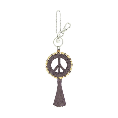 The Sak Yarnicharmz Dangle - Hand Crochet - Mushroom Tonal Peace