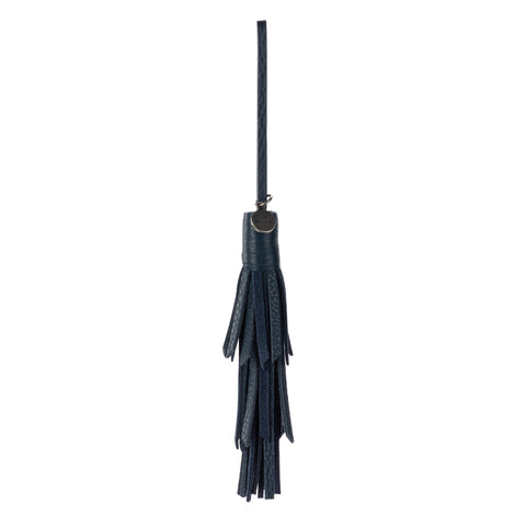 The Sak Cypress Tassel Dangle - Leather - Indigo