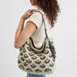 The Sak Cypress Tassel Dangle - Leather - Mushroom