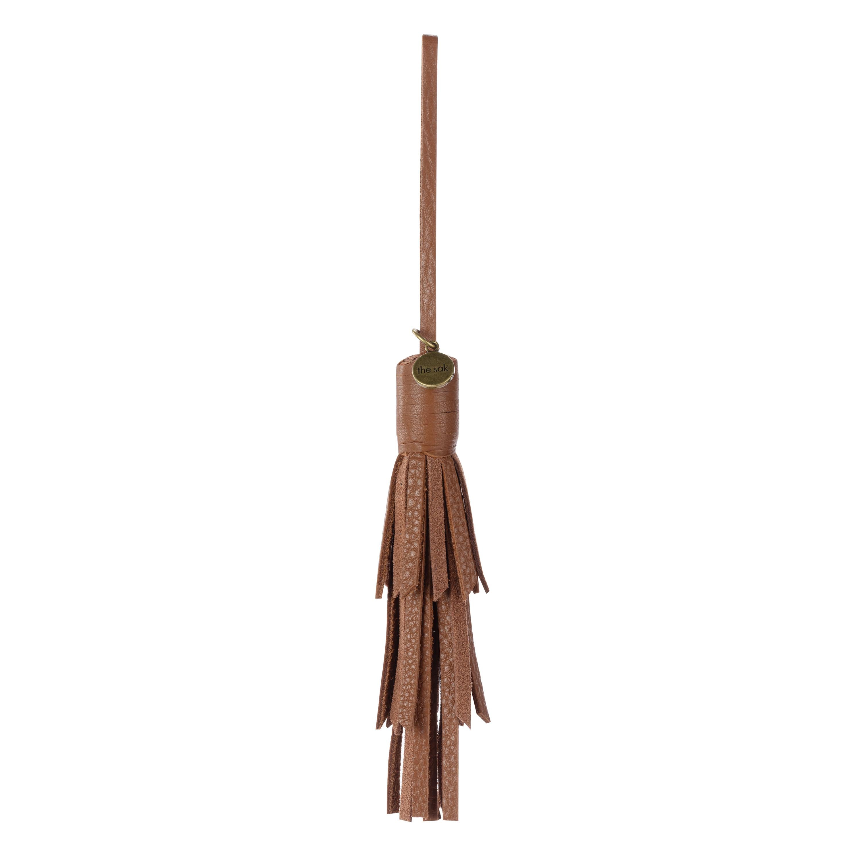 The Sak Cypress Tassel Dangle - Leather - Tobacco