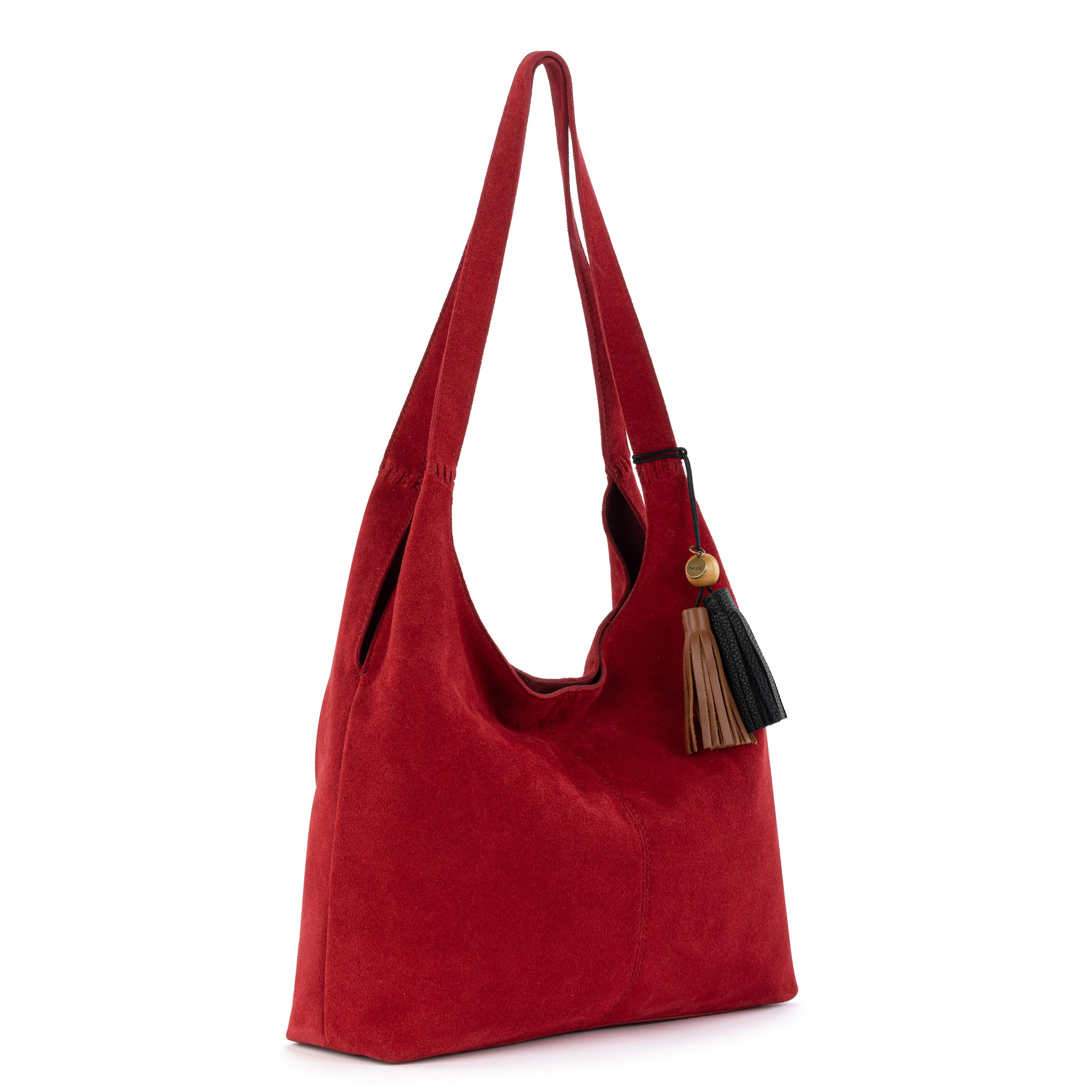 The Sak Huntley Hobo - Leather - Scarlet Suede