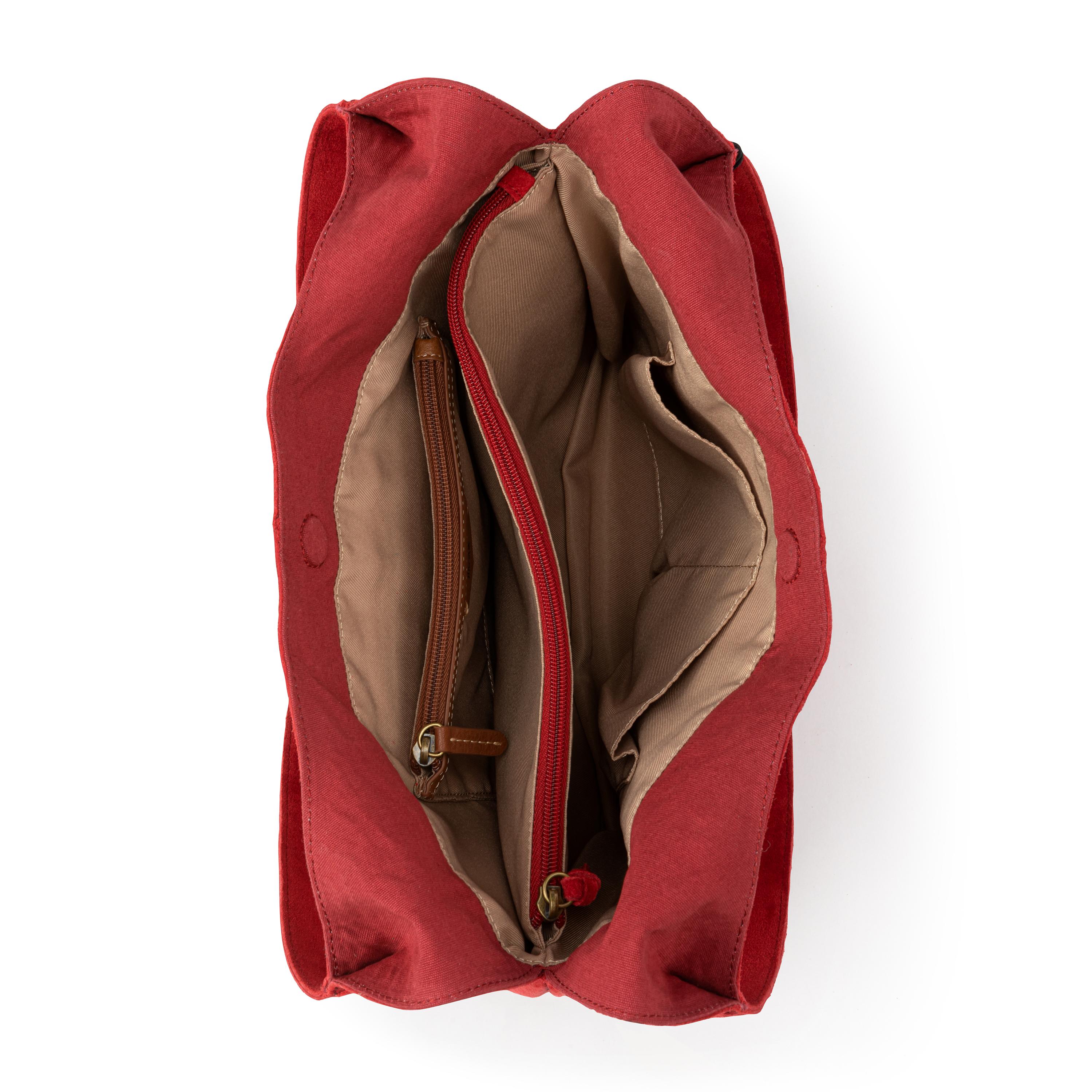 The Sak Huntley Hobo - Leather - Scarlet Suede