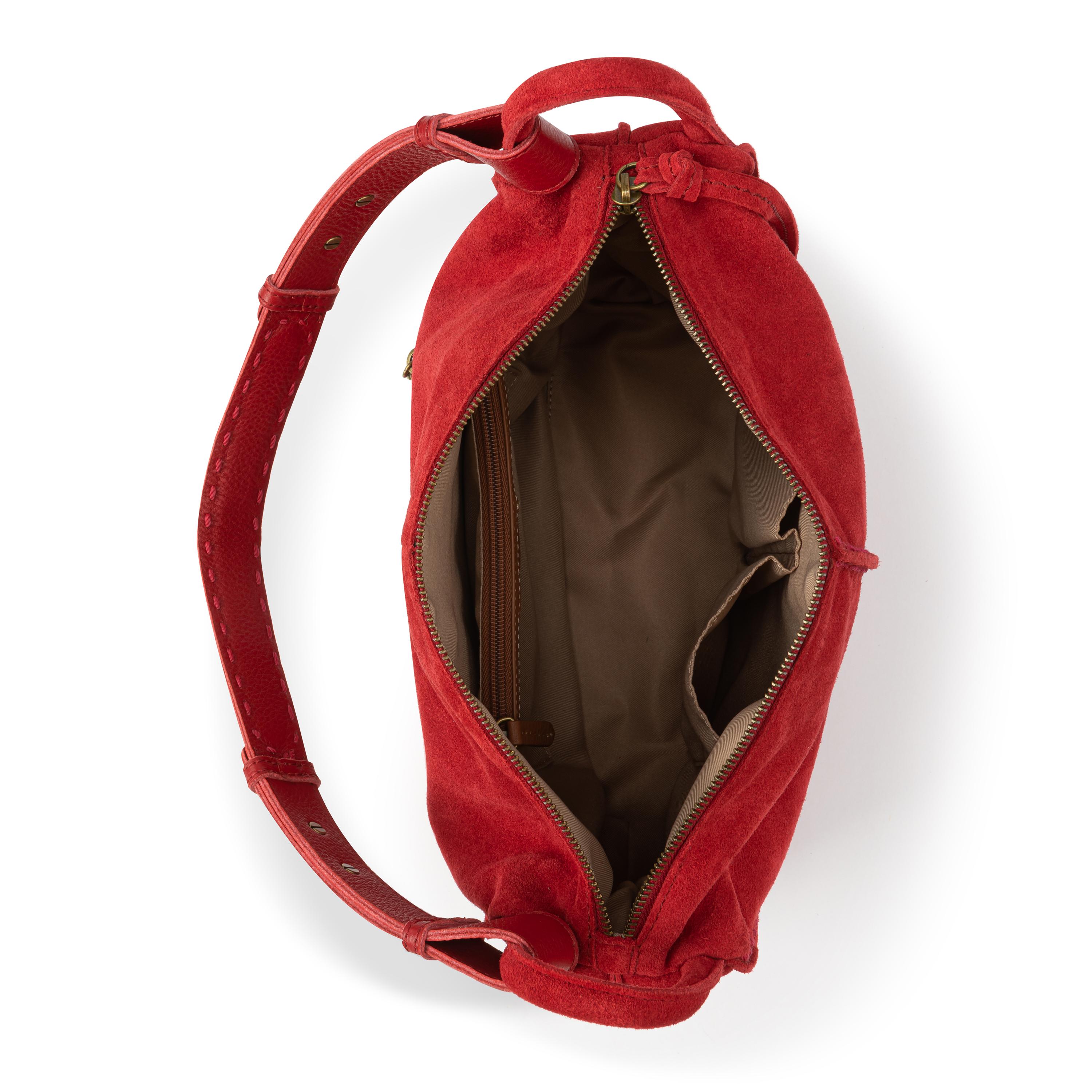 The Sak Los Feliz Hobo - Leather - Scarlet Suede