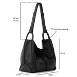 The Sak Los Feliz Medium Tote - Leather - Black