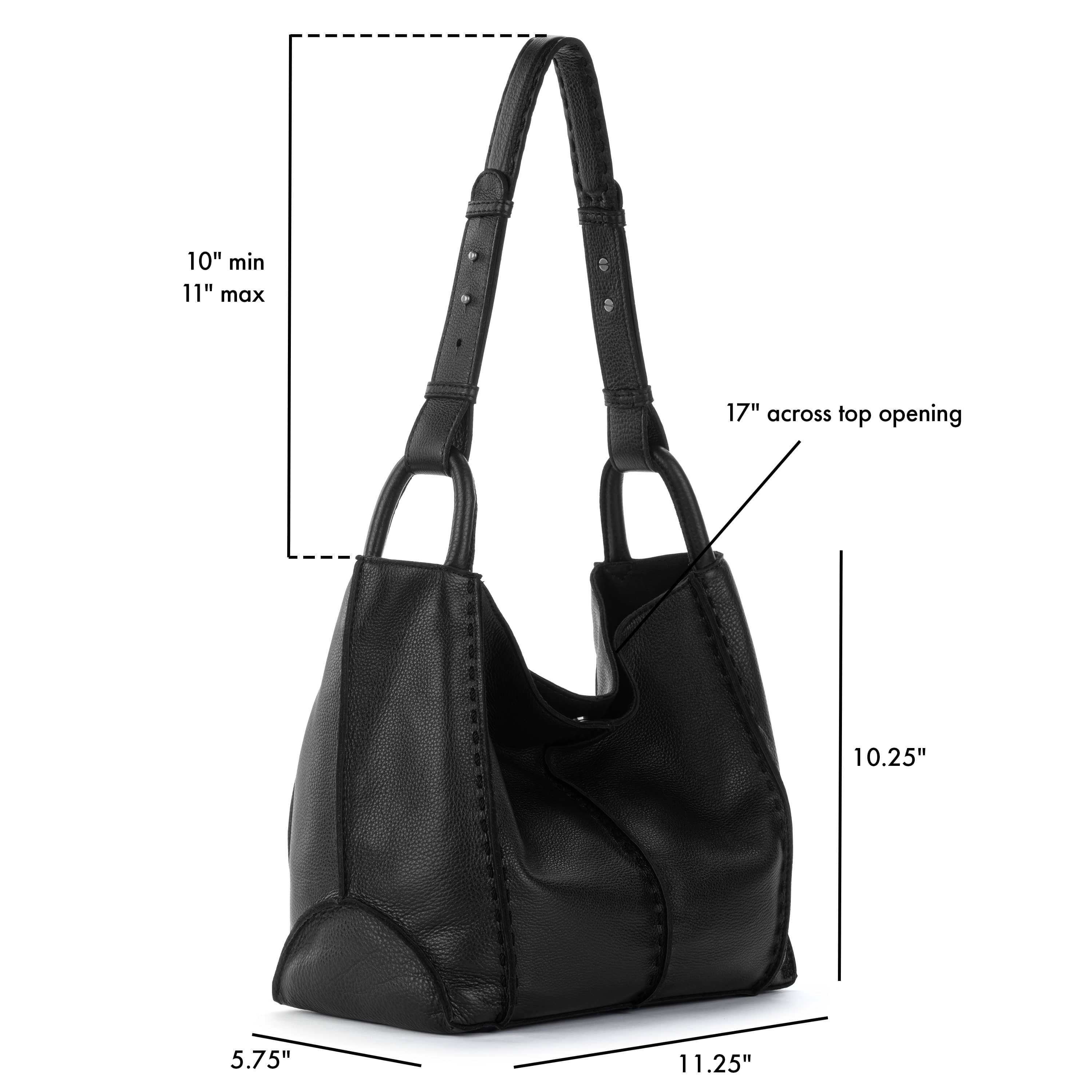 The Sak Los Feliz Medium Tote - Leather - Black