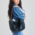 The Sak Los Feliz Medium Tote - Leather - Indigo