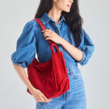 The Sak Los Feliz Medium Tote - Leather - Scarlet Suede