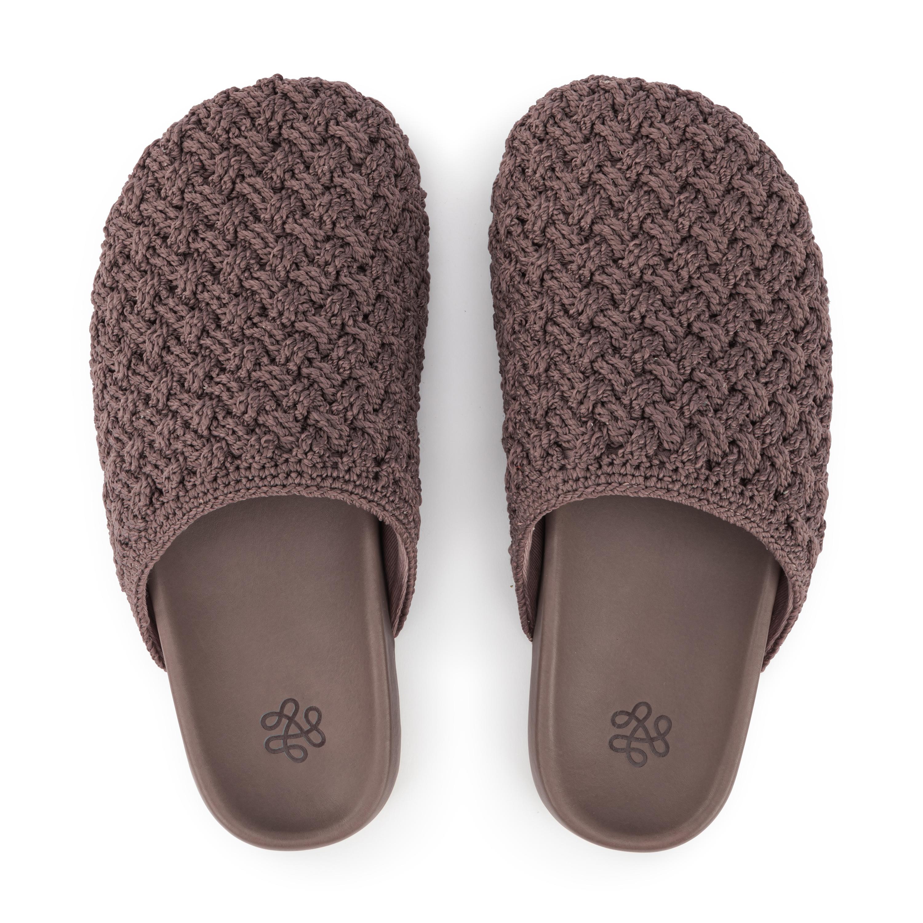 The Sak Bolinas Clog - Hand Crochet - Mushroom Cozy Weave