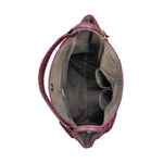 The Sak Los Feliz Large Tote - Hand Crochet - Black Cherry Multi Flower