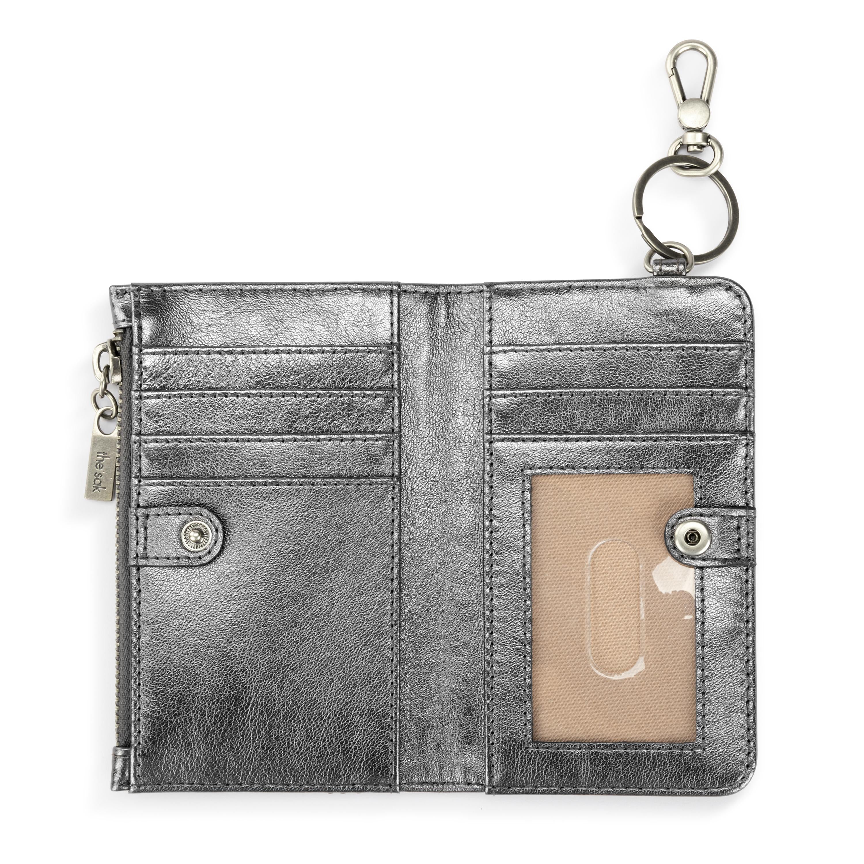 The Sak Encino Essential Wallet - Leather - Gunmetal