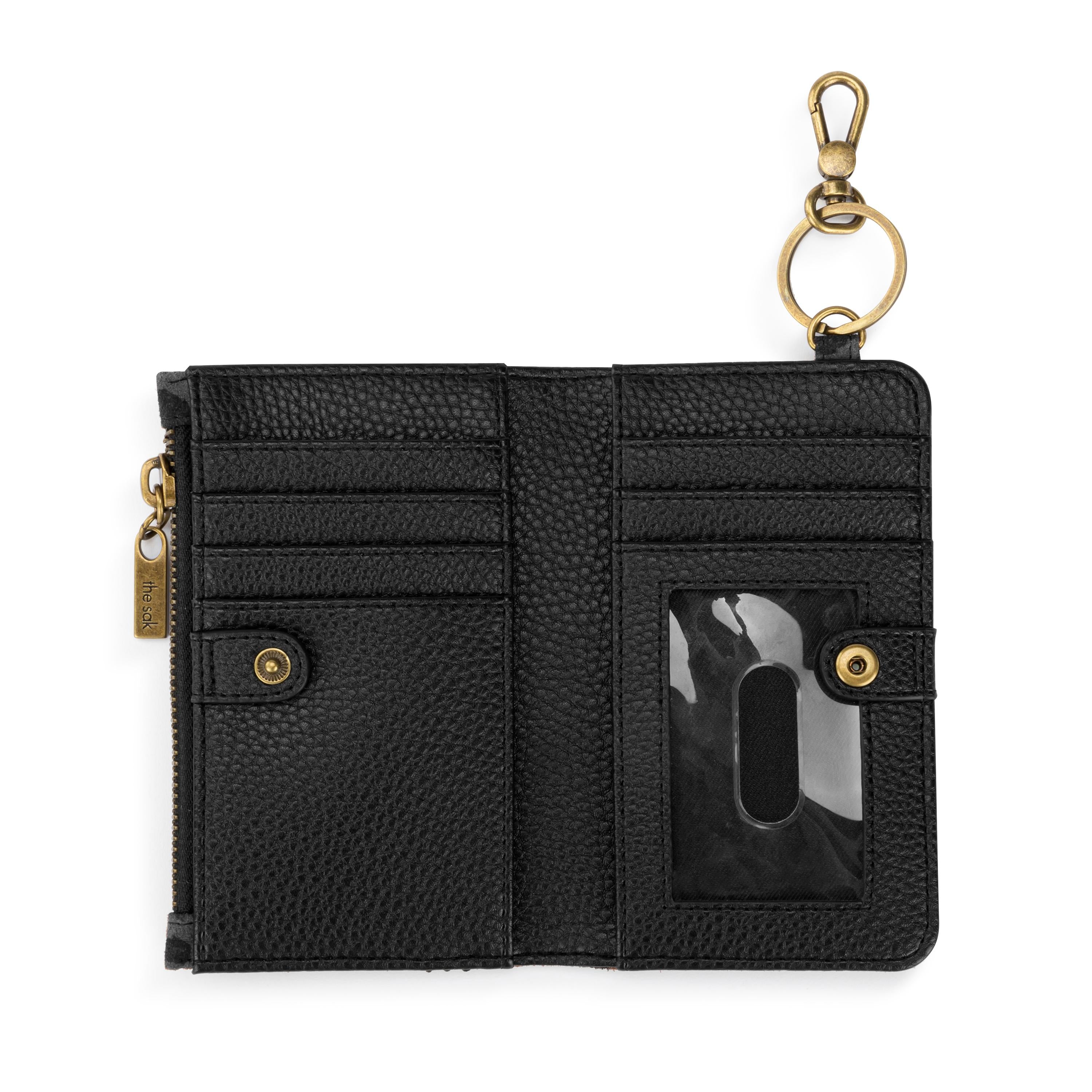 The Sak Encino Essential Wallet - Leather - Leopard Suede