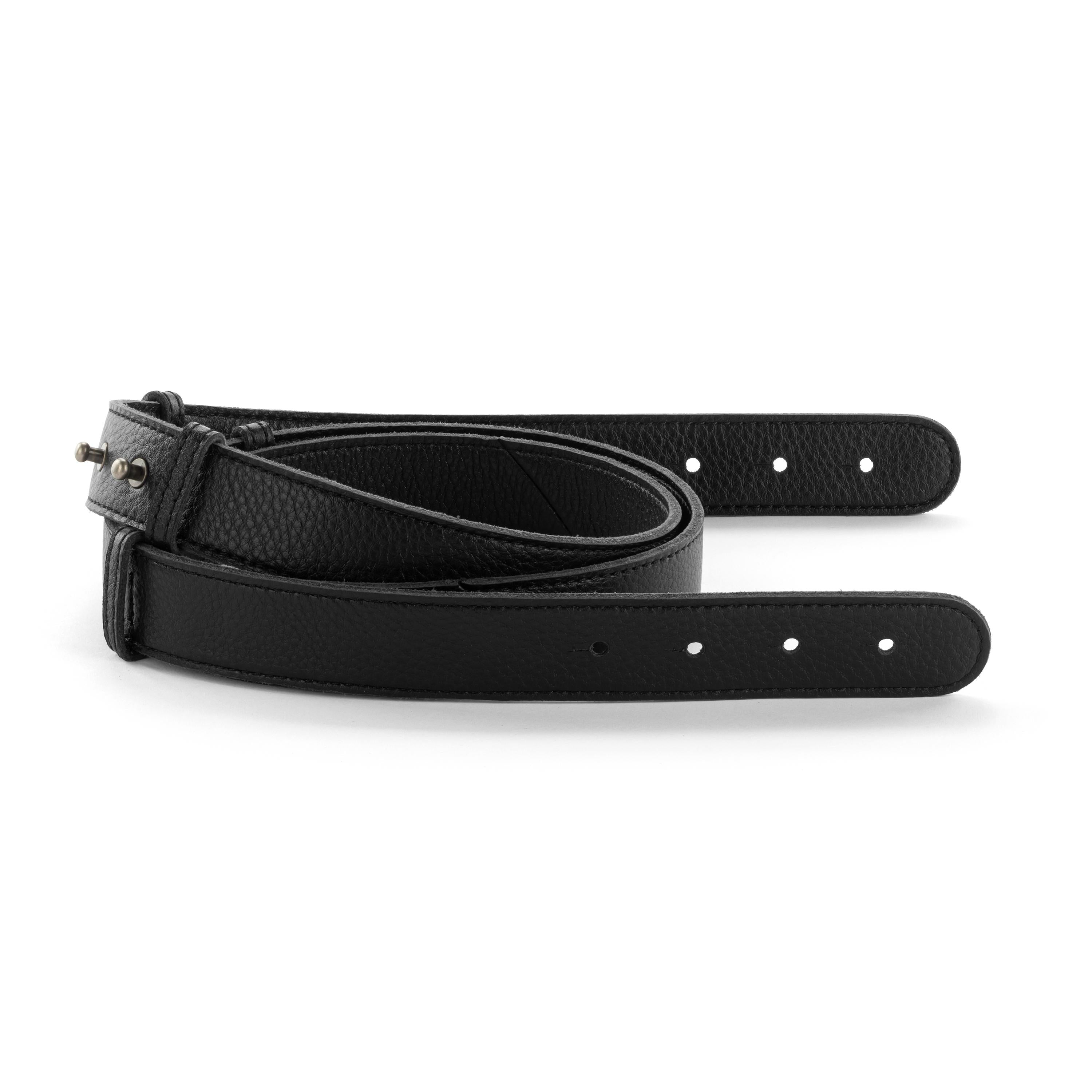 The Sak Leather Crossbody Strap - Leather - Black
